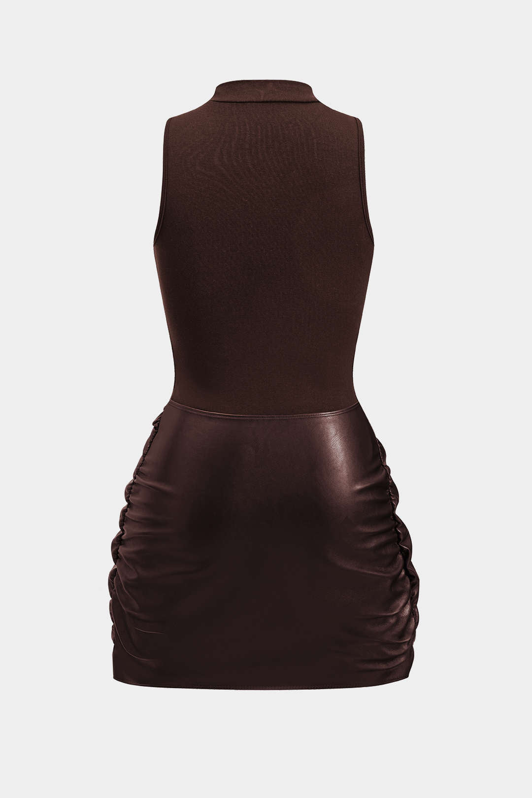 Aiertu  Tie Front Sleeveless Mini Dress Aiertu