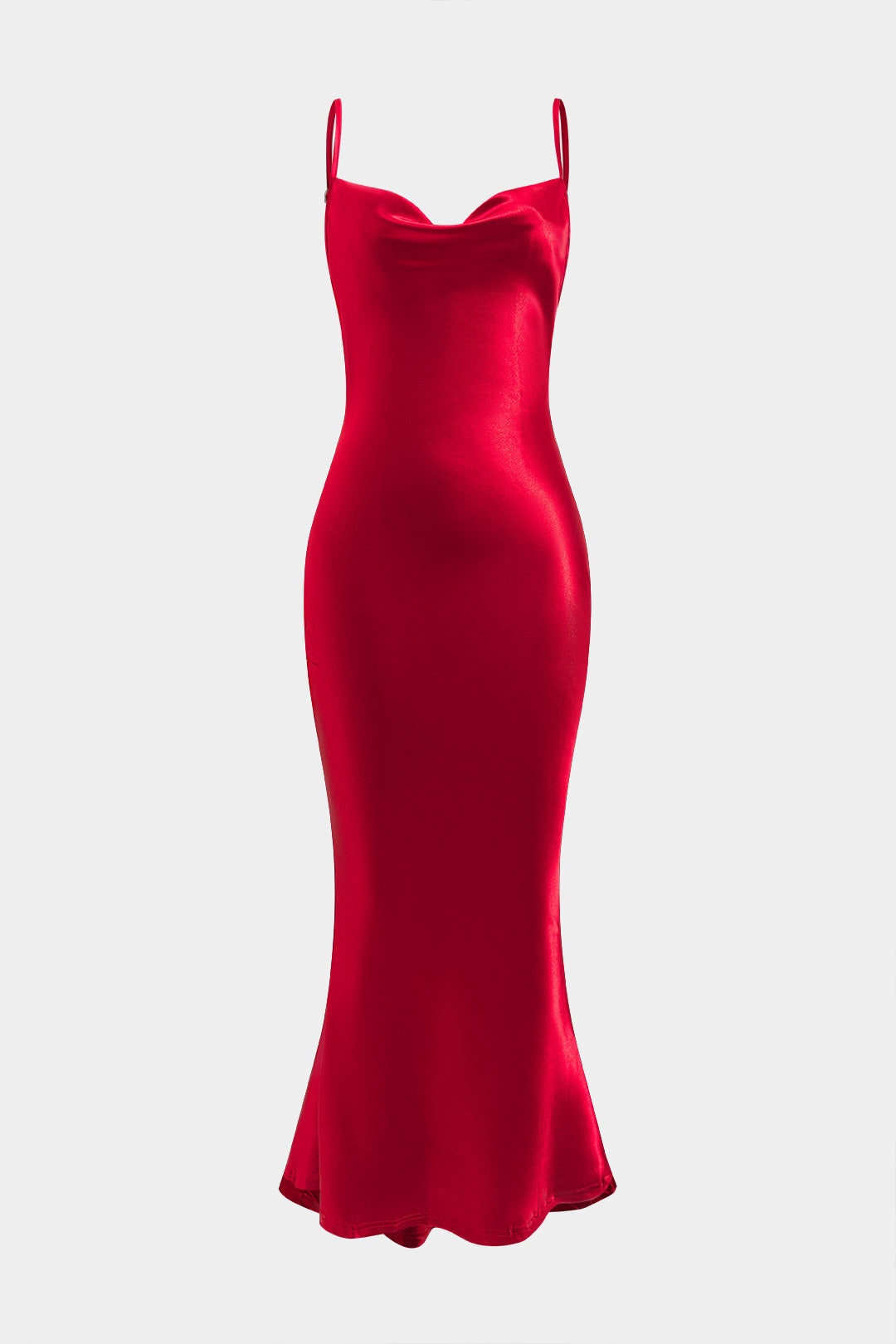 Aiertu  Satin Backless Slip Midi Dress aiertu