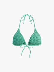 Aiertu  Solid Halter Knotted Bikini Set shopify