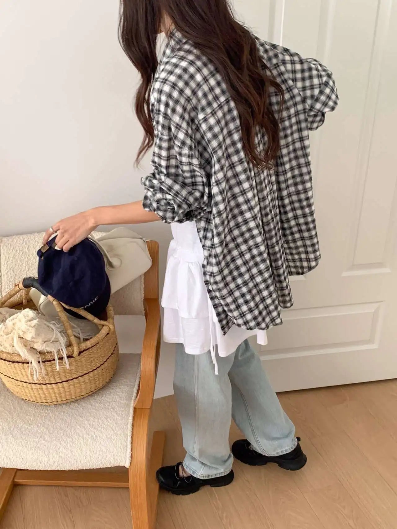 Aiertu  -  Korea Chic Style Camisole Women's Spring Pure Sexy Drawstring Lace-up Slim Fit Strap Top Fashion Female Clothes Aiertu
