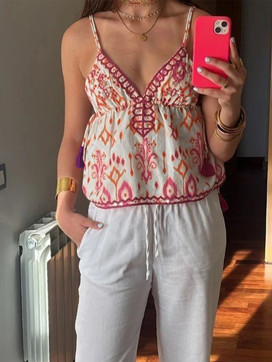 Aiertu  -  Women s Sparkly Sequin Tank Top Sleeveless V-neck Glitter Camisole Shirt for Nightclub Party Clubwear Summer Beach Aiertu