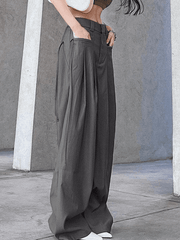 Aiertu  -Vintage Y2K Straight-Leg Pants aiertu