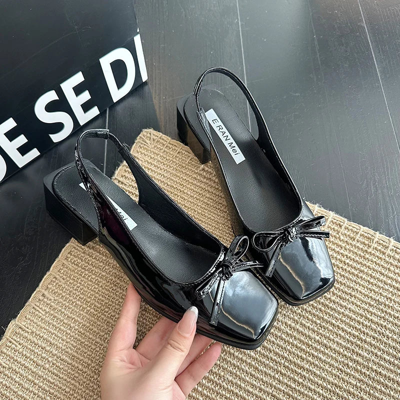 Aiertu  -  Summer Fashion Cover Toe Women Sandals Causal Street Style Dress Singbacks Mules Shoes Zapatos De Mujer Aiertu