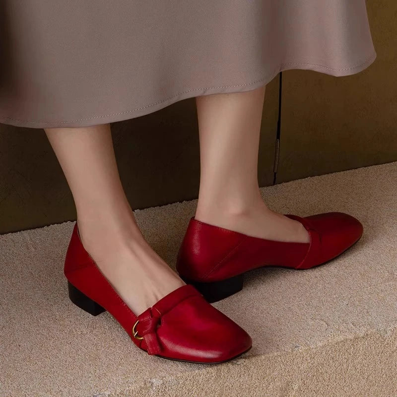 Aiertu  -  Women Flats Loafers Shoes Summer Sandals New Mary Jane Leather Shoes Luxury Brand Dress Sneakers Shoes Woman Zapatillas Aiertu