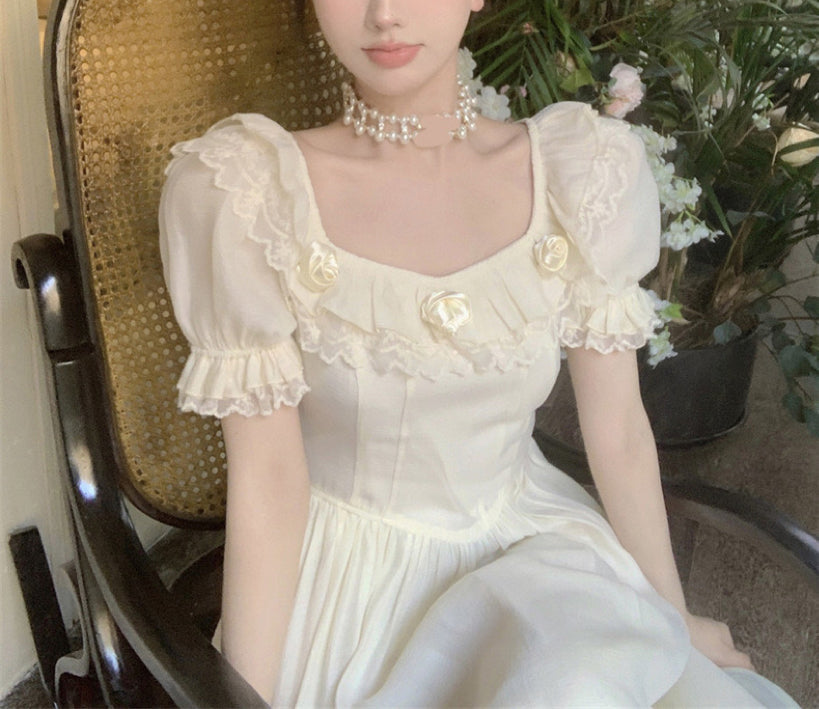 Aiertu  Lasira Light Academia Dress Aiertu