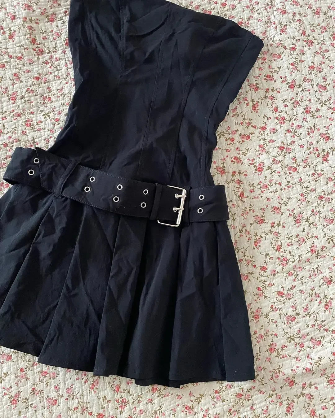Aiertu  -  Mini Dress Retro Harajuku Blue Dress for Women Fashion Slim Sexy Summer Dress Suspender Zipper Gothic Denim Dresses Streetwear Aiertu