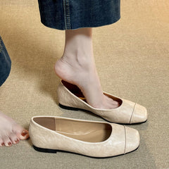 Aiertu  Women Casual Soft Flat Shoes 2025 Spring And Autumn Breathable Comfotable Shoes Fashion Solid Color Loafers Slip-on Women Shoes Aiertu