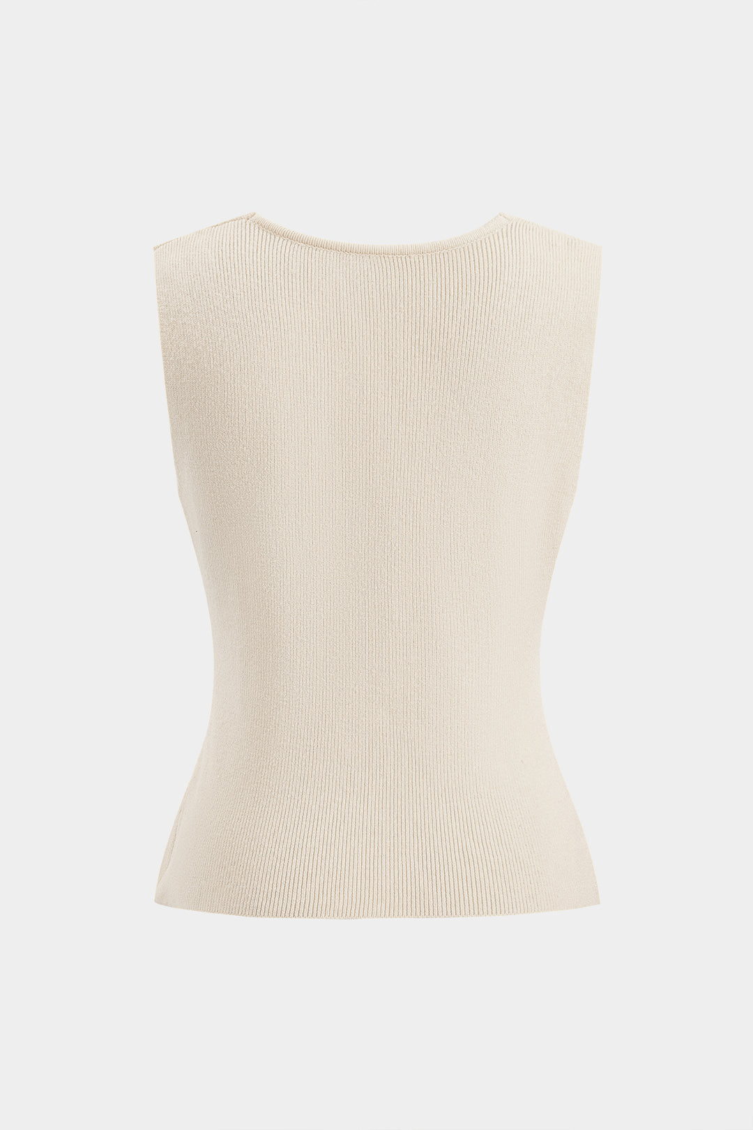 Aiertu  Sweater Metallic Button Tank Top Aiertu