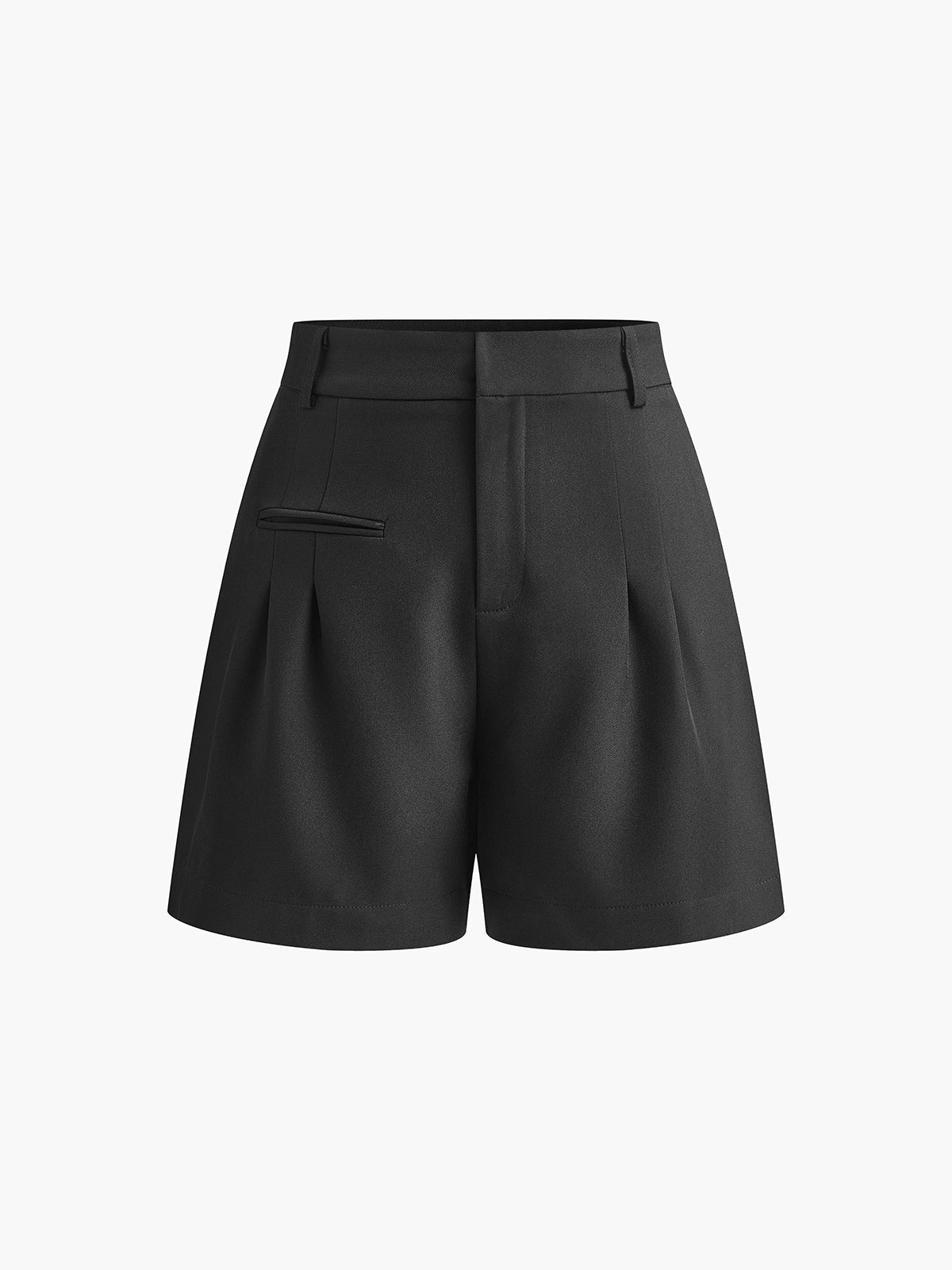 Aiertu  Semi-Sheer Mid-Waist Shorts Without Belt shopify