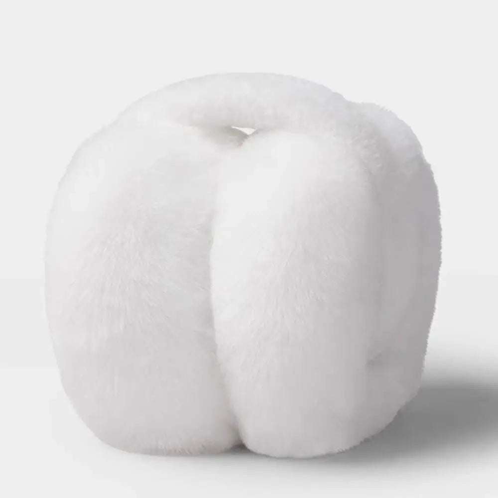 Aiertu  -  Solid Color Soft Plush Ear Warmer Winter Warm Earmuffs Fashion Ear Cover Outdoor Cold Protection Ear-Muffs Folding Earflap Aiertu