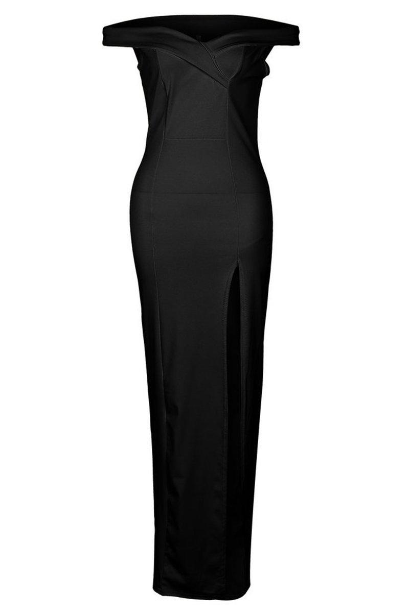 Aiertu  -  Fashion Elegant Solid Backless High Opening Off the Shoulder Irregular Dress Dresses(5 Colors) Aiertu