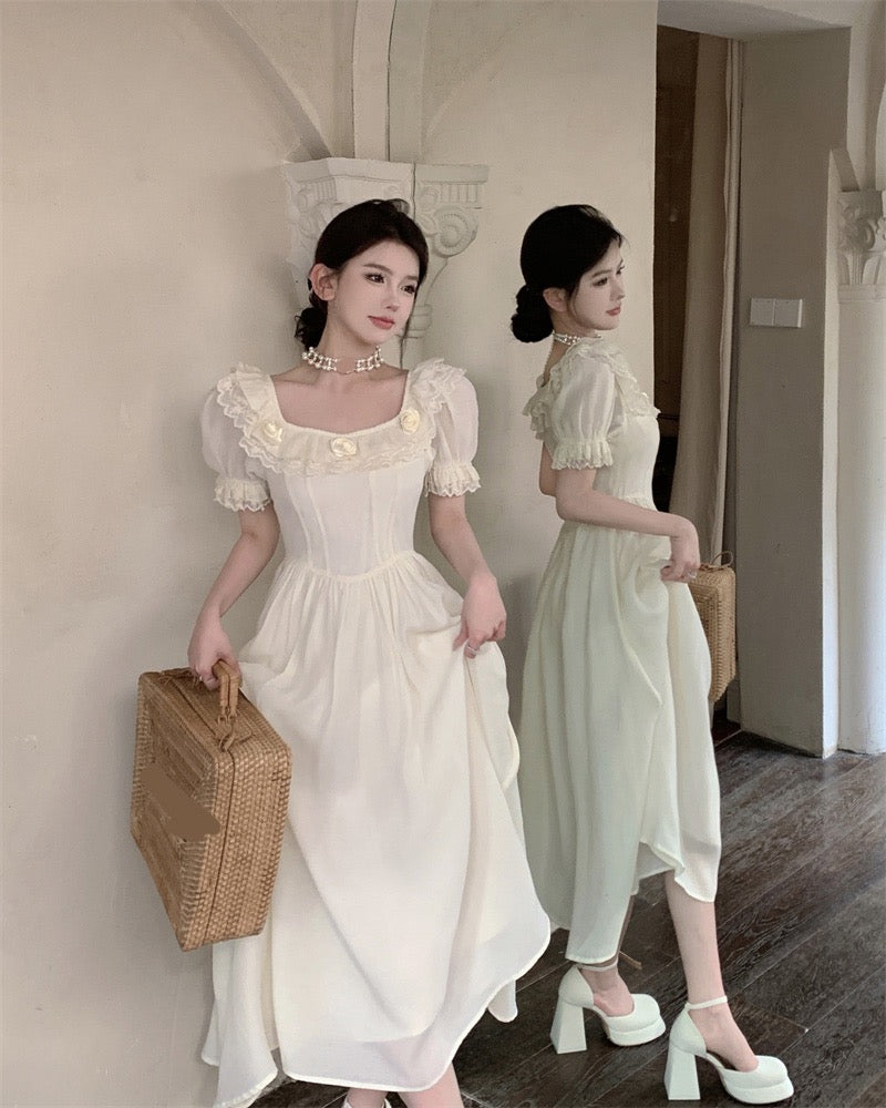 Aiertu  Lasira Light Academia Dress Aiertu