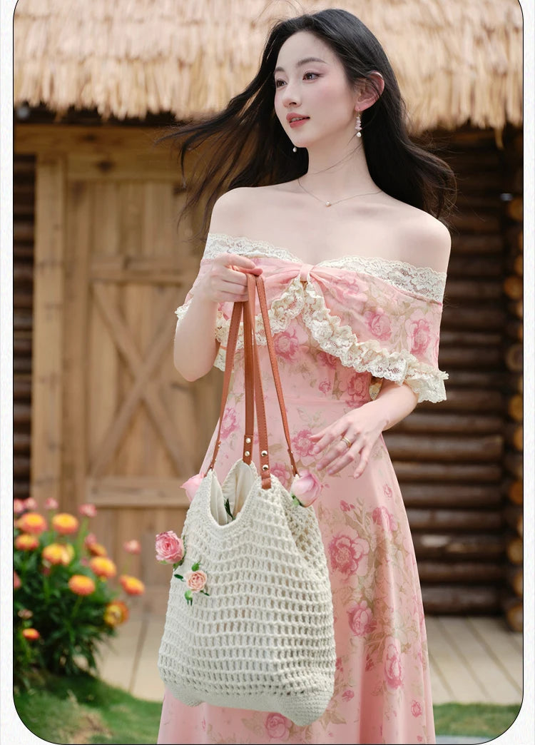 Aiertu  Honey Rose Shabby Chic Princesscore Dress Aiertu