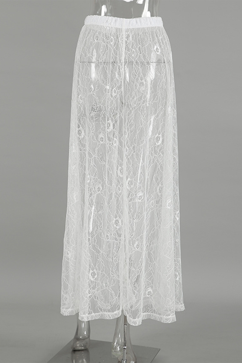 Aiertu  -Sexy Lace Hollow Out Loose High Waist Type A Bottoms aiertu