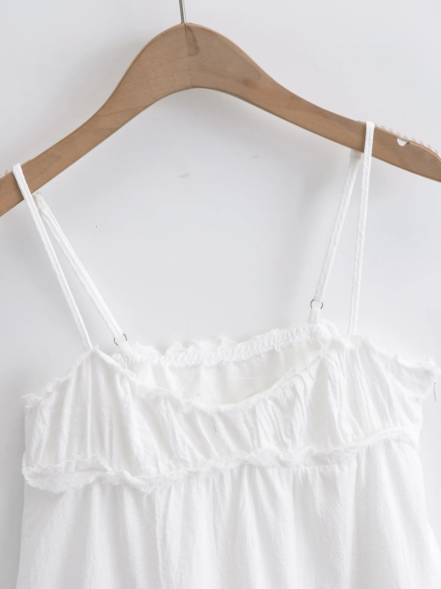 Aiertu  -  Europe, America 2026 summer new French sweet frilly backless suspender dress Aiertu