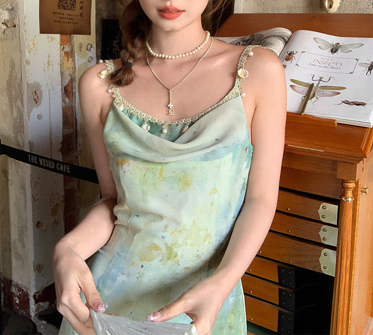 Aiertu  Sea Siren Ethereal Essence Style Dress Aiertu