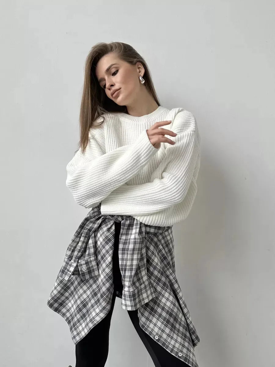 Aiertu  -  Autumn and Winter Sweater Women Loose Oversized Sweater Aiertu