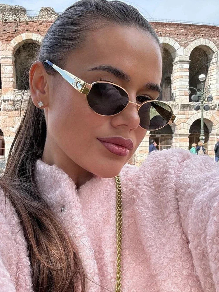 Aiertu  -  Pink Short Fur Jacket Coat For Women Autumn Winter Casual Stand Collar Pocket Loose Fashion Long Sleeve Jacket Top Female Aiertu