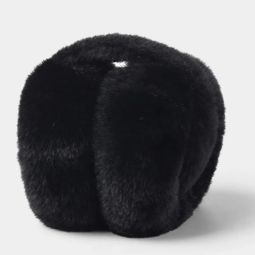 Aiertu  -  Solid Color Soft Plush Ear Warmer Winter Warm Earmuffs Fashion Ear Cover Outdoor Cold Protection Ear-Muffs Folding Earflap Aiertu
