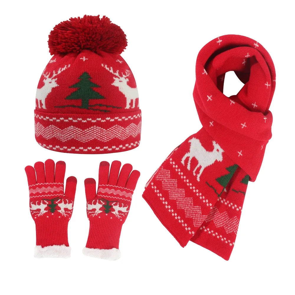 Aiertu  -  Christmas Beret Women's Hand-embroidered Wool Felt Hat for Autumn Winter New Holiday Cute Red Green Painter Hat Warm Pumpkin Hat Aiertu