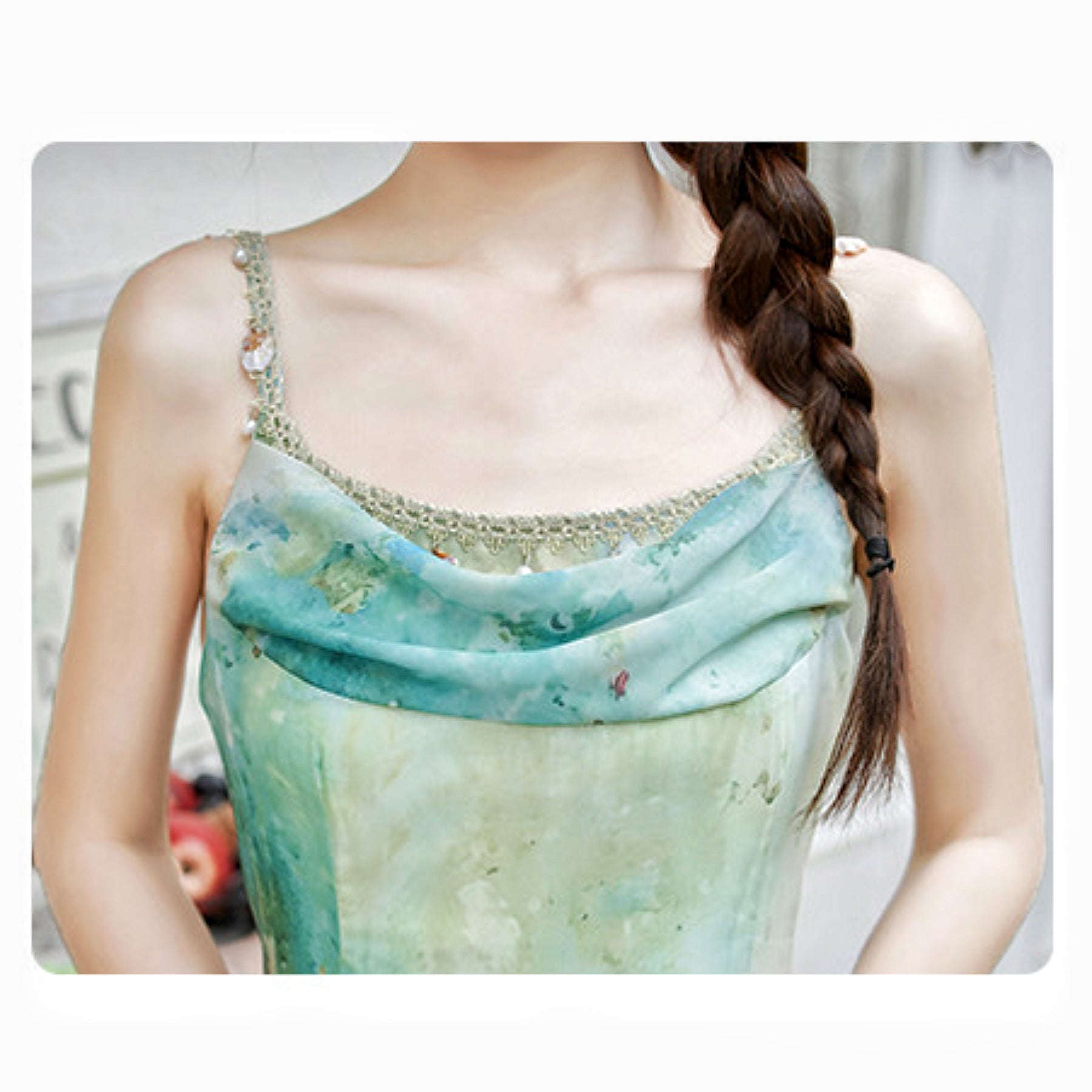 Aiertu  Sea Siren Ethereal Essence Style Dress Aiertu