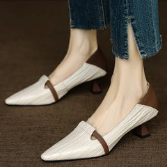 Aiertu  -  New Women Heels Loafers Footwear Elegant Slingback Pointed Slip on Party Lady Pumps Shoes Fashion Comefortable Zapatos De Mujer Aiertu