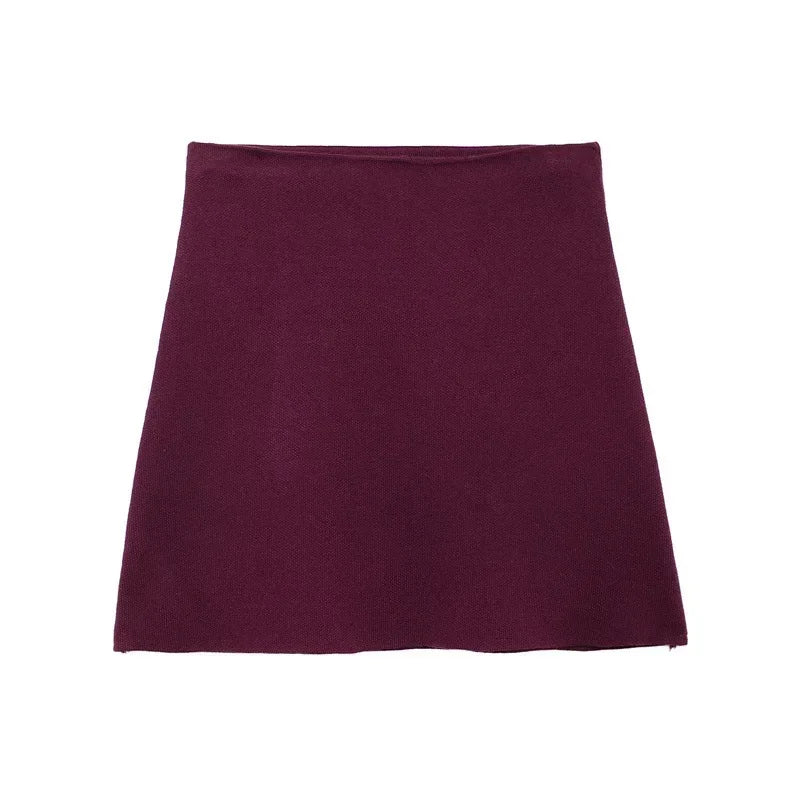Aiertu  -  Autumn New European Style Women's Temperament V-neck Long-sleeved Shirt A-line Skirt Suit Aiertu