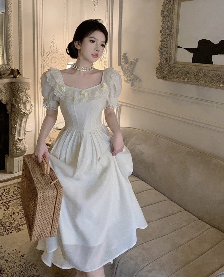 Aiertu  Lasira Light Academia Dress Aiertu