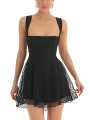 Aiertu Women Sleeveless Dress 2025  Fashion Summer Fairycore Floral Lace Backless Party Mini Dress for Cocktail Beach Club Streetwear Aiertu