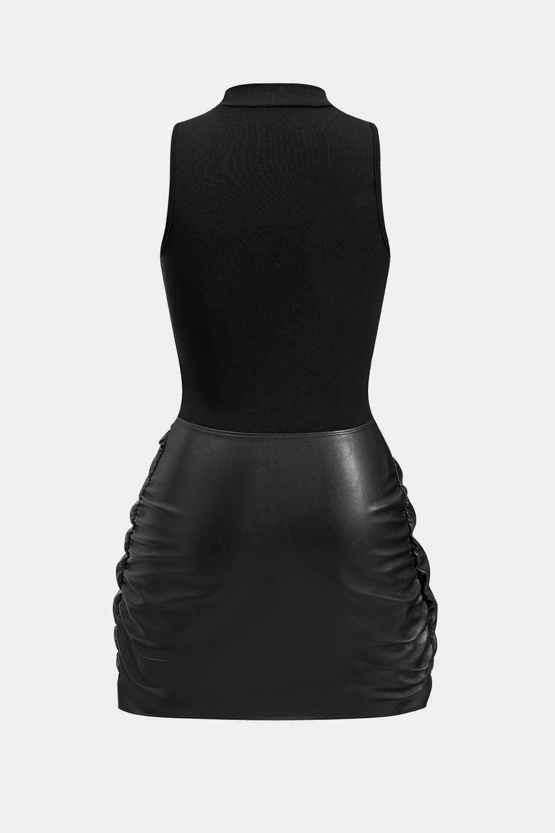 Aiertu  Tie Front Sleeveless Mini Dress Aiertu