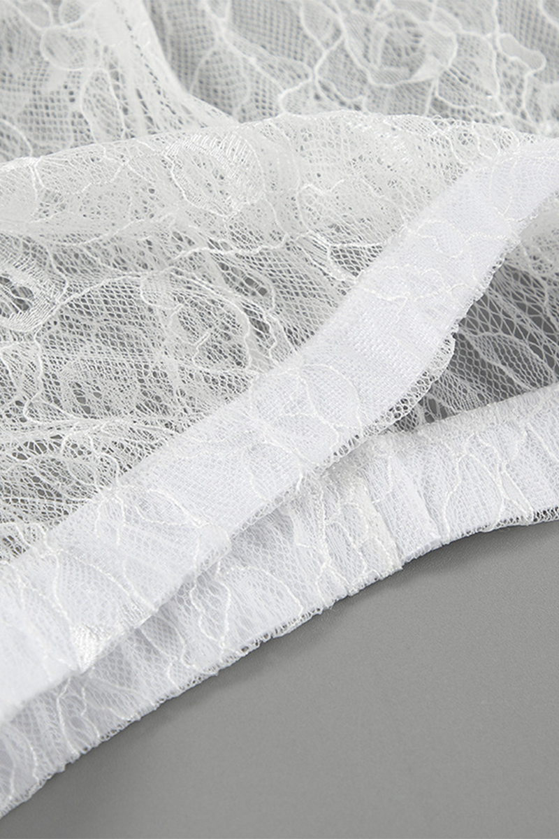 Aiertu  -Sexy Lace Hollow Out Loose High Waist Type A Bottoms aiertu