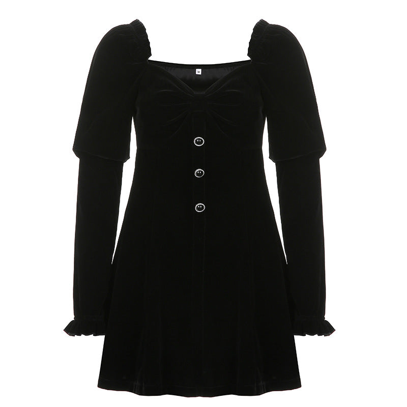 Aiertu - Princess Sleeve High Waist Dress Aiertu