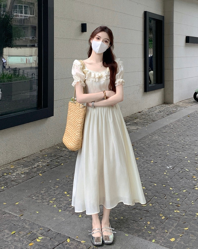 Aiertu  Lasira Light Academia Dress Aiertu