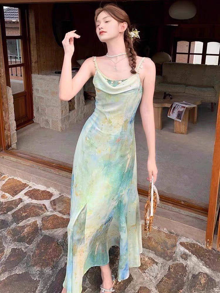 Aiertu  Sea Siren Ethereal Essence Style Dress Aiertu