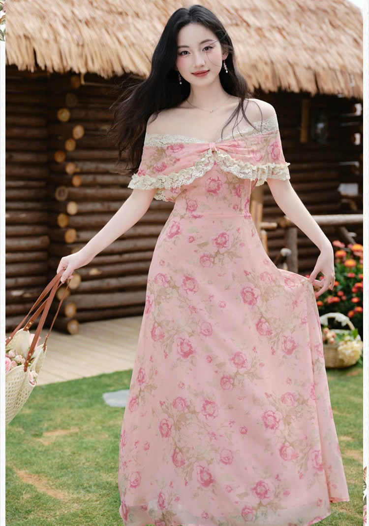 Aiertu  Honey Rose Shabby Chic Princesscore Dress Aiertu