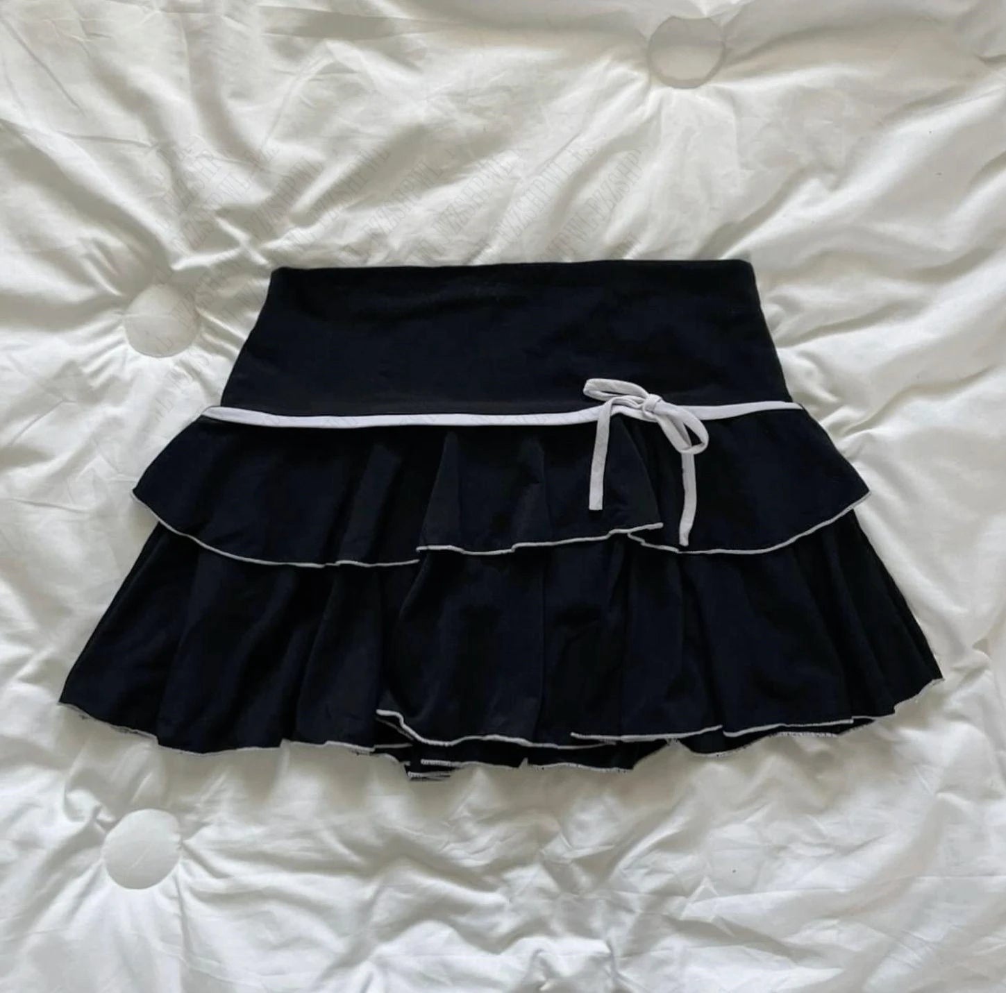 Aiertu Hotsweet Spice Girls Mini Short Skirts Design Y2k Spot Printing Bow Kawaii Cute Vintage Harajuku Hottie High Street Fashionable Aiertu