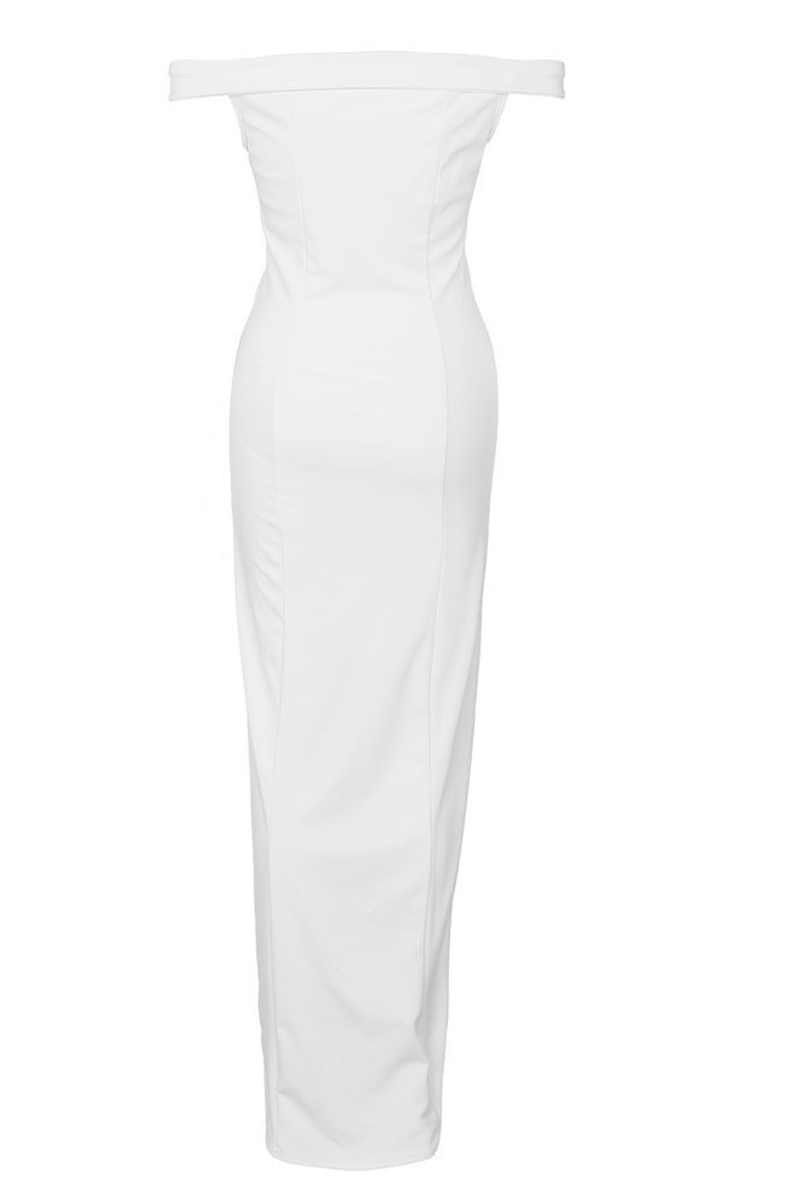 Aiertu  -  Fashion Elegant Solid Backless High Opening Off the Shoulder Irregular Dress Dresses(5 Colors) Aiertu