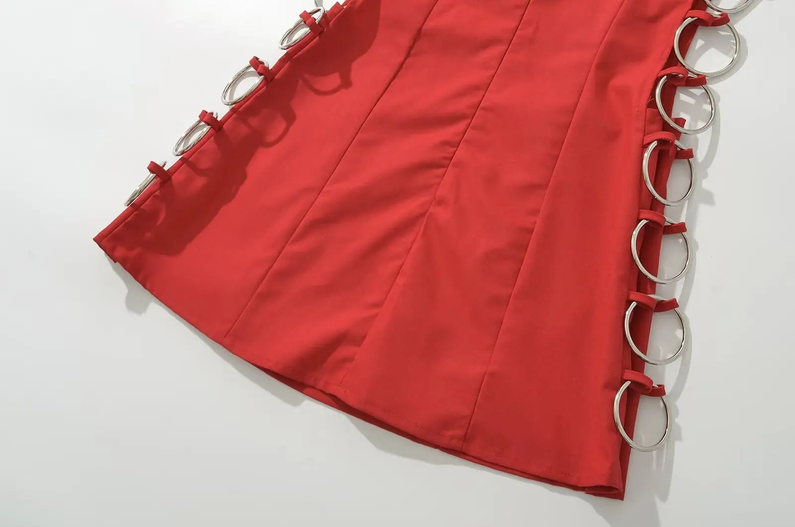 Aiertu  -  European and American style fashion sexy side circle decoration sleeveless dress female hot girl slim fit mini skirt Aiertu