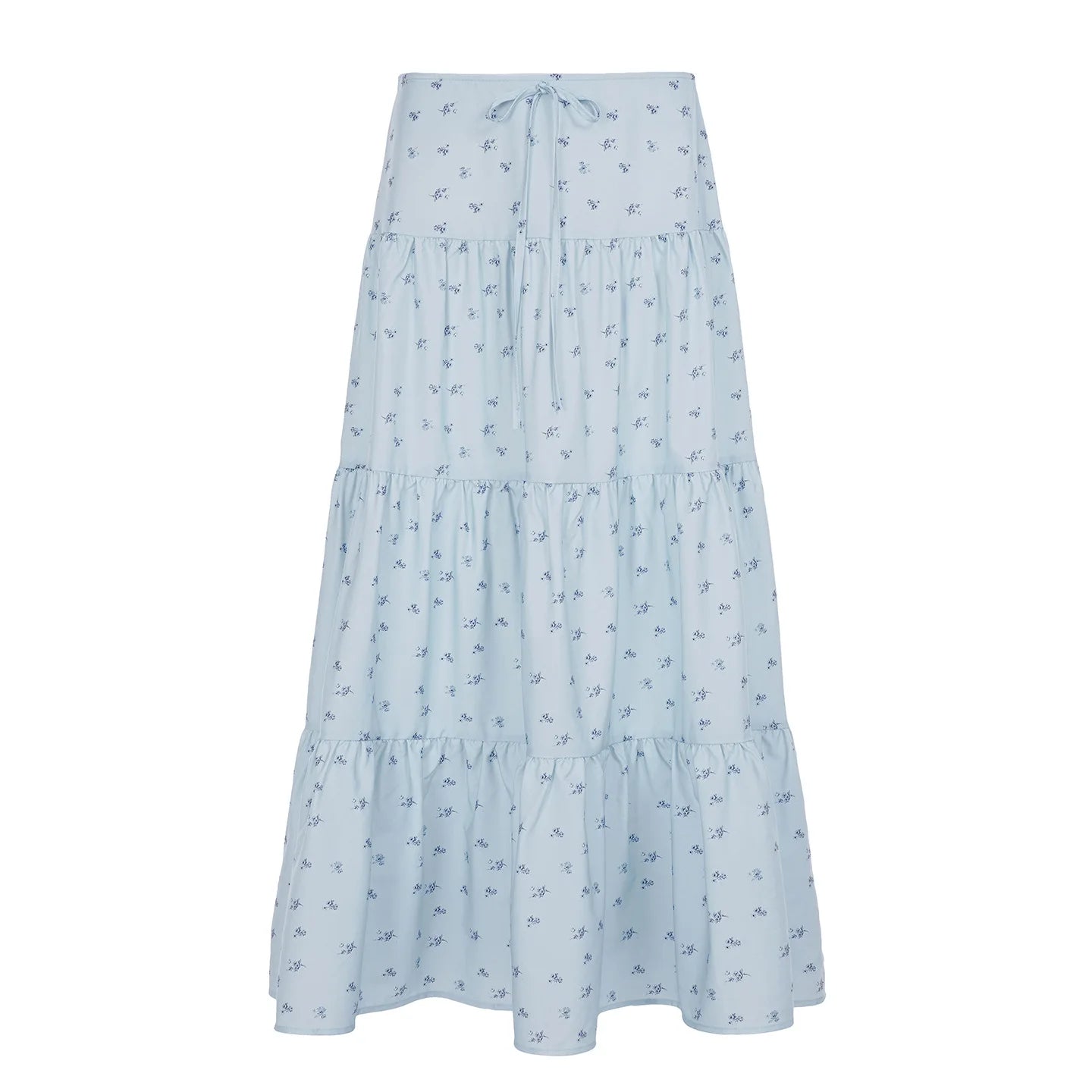 Aiertu  -  Floral Print Two Piece Set Woman Smocked Crop Top and Long Skirts Sets Shoujo Girl Style Vacation Outfits P67-GZ41 Aiertu