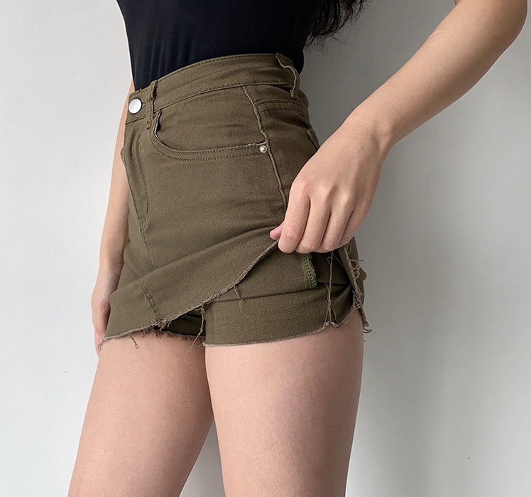 Aiertu - Edgy Gal Denim Skirt - new trend inspo - trashy outfits - dinner outfits Aiertu