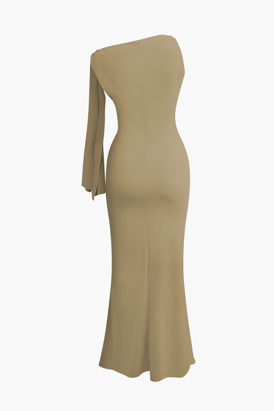 Aiertu  Asymmetrical Twist Knot Mermaid Maxi Dress Aiertu