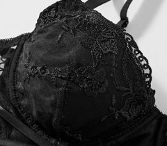Aiertu  -  Women's Dark Gothic Lace Tank Top Jacquard Sexy Top Halloween Costume Bra Aiertu