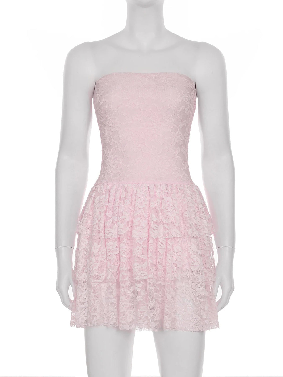 Aiertu  Holiday Slim Lace A-Line Dress Beach Style Sweet Sexy Slash Neck Sleeveless Mini Dresses For Women 2025 Summer Fashion Aiertu