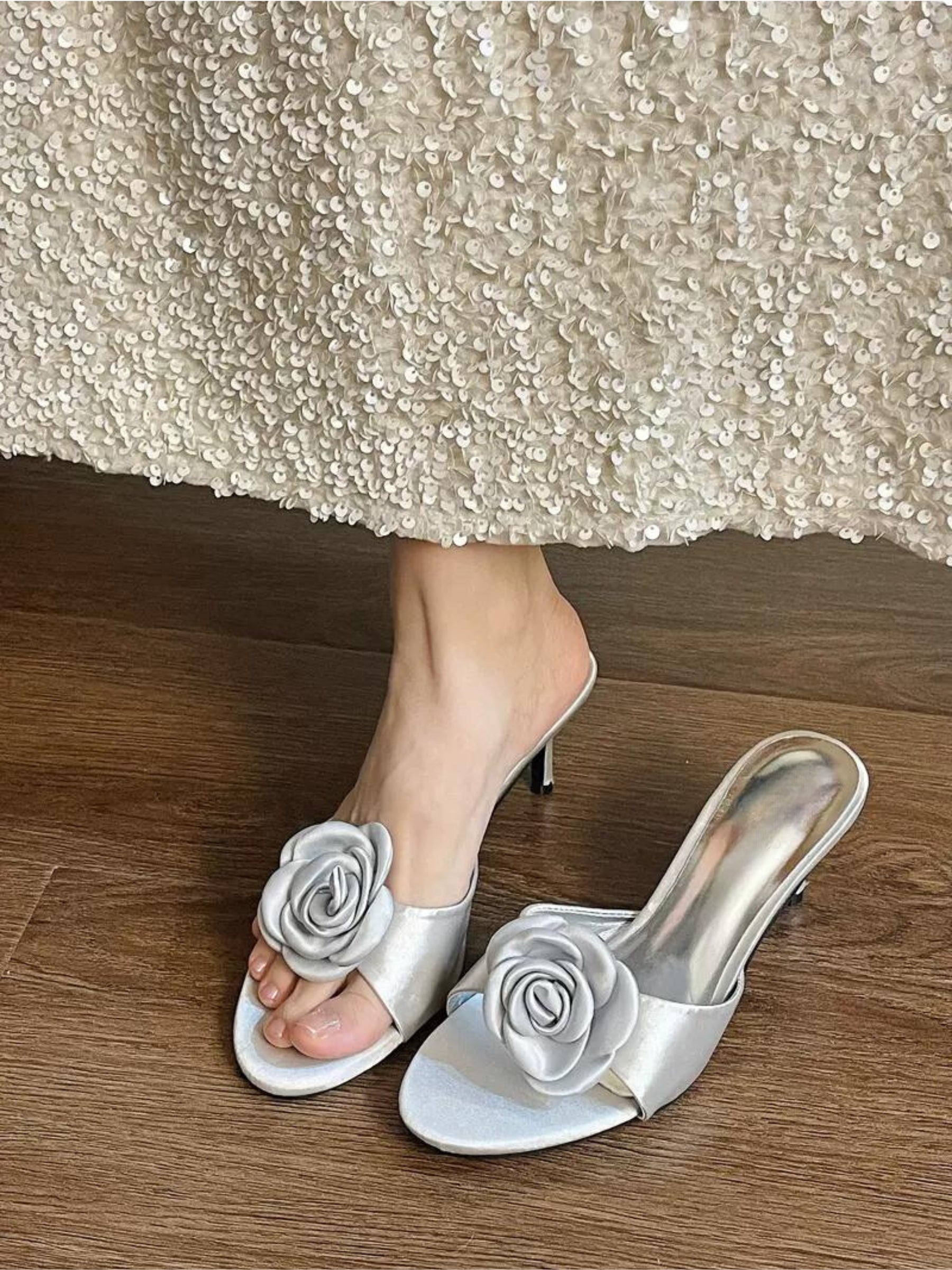 Aiertu  -Sybil Floral Sandals aiertu