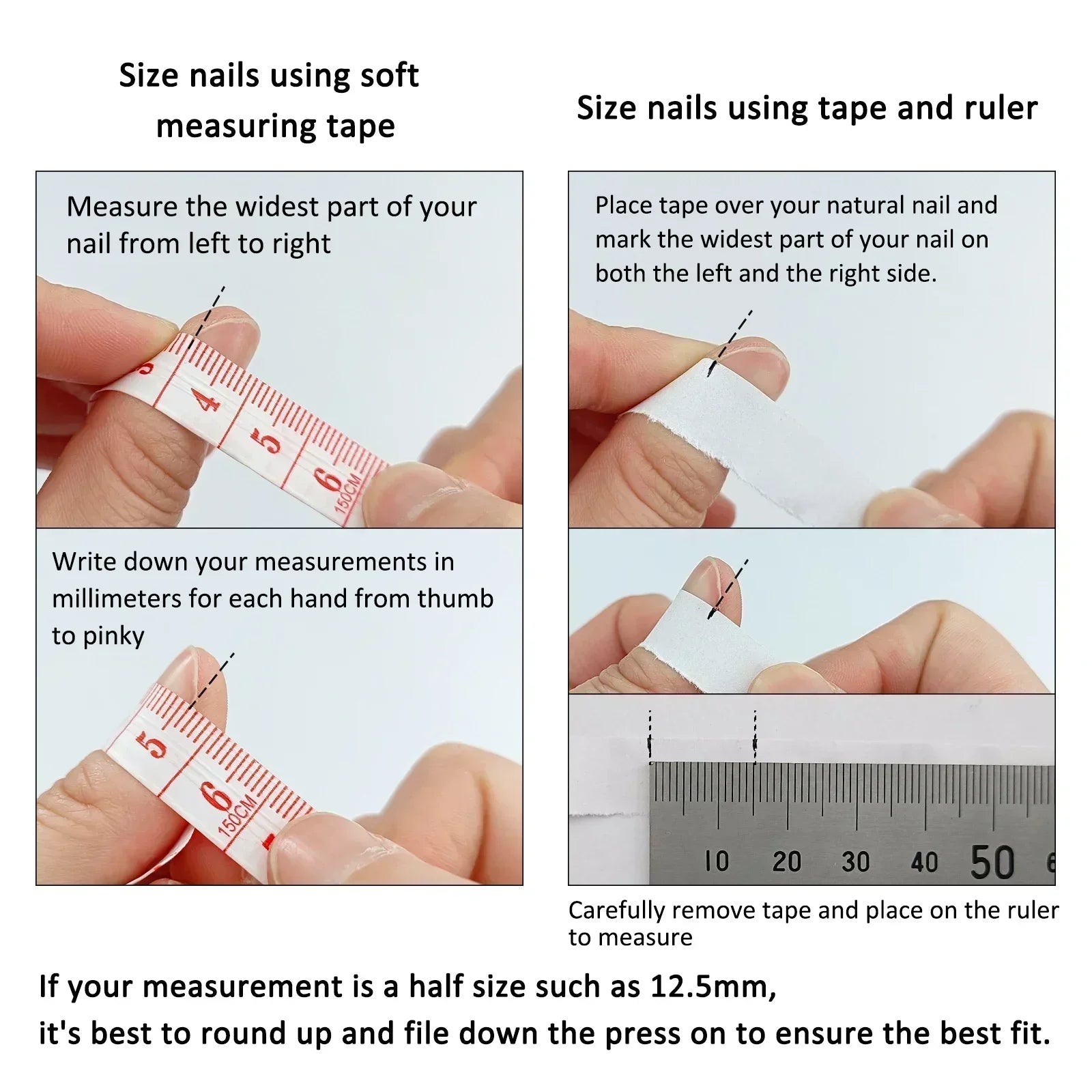 Aiertu 10Pcs Cat Eye Handmade Press On Nails with Gradient Design False Nails Full Cover French Ballerina Wearable Artificial Nail Tips Aiertu