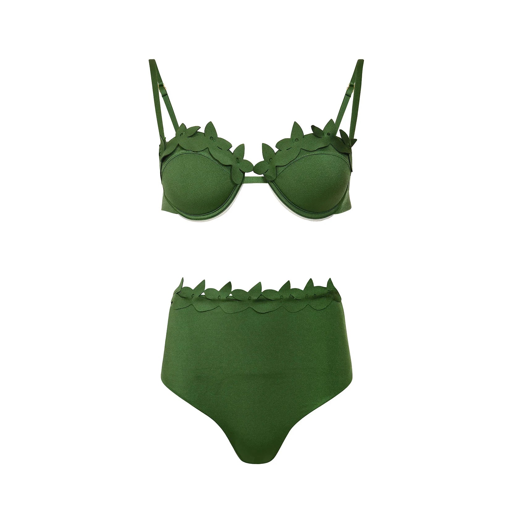 Aiertu  -   3Pcs Laser Cut Swimsuit Women Sexy Bikinis Push Up Bikini Set High Waisted Biquini Female Hollow Swimwear Bathing Suit Beachwear Aiertu