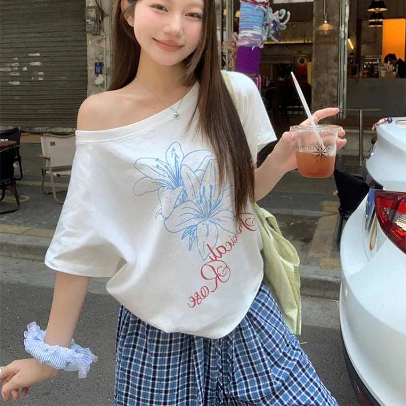 Aiertu  -  Casual Plaid Wide Leg Long Pants Summer Women Elastic High Waist Loose Trousers Female Woman Clothes 2025 Aiertu