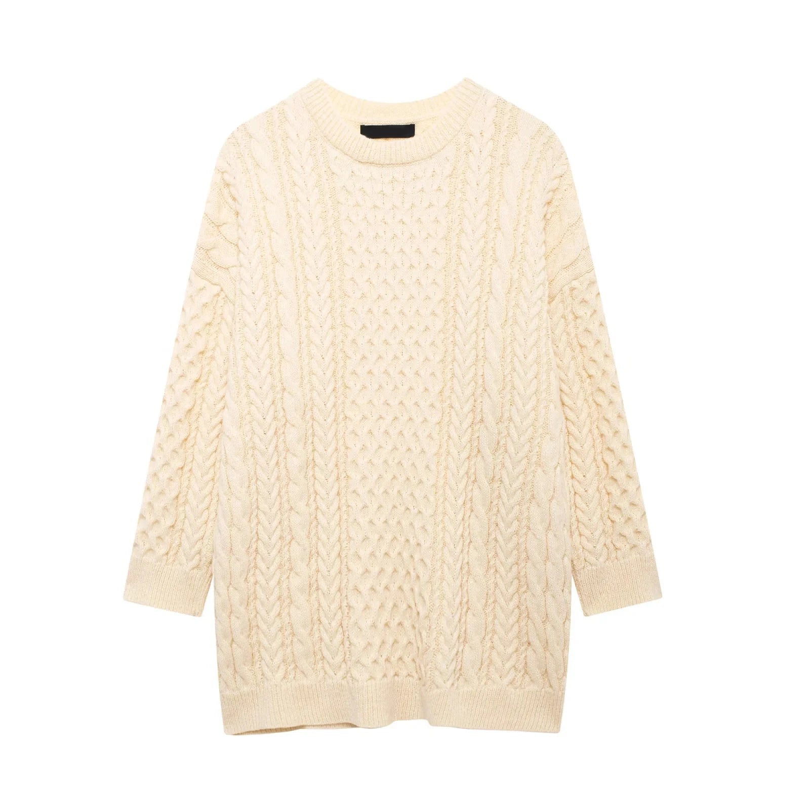 Aiertu     -  Fall Outfits 2026 Autumn Solid Color Sweater Women 2026 New Round Neck Long Sleeve Loose Jumper Female Casual Fashion Simple Knitted Pullover Tops Aiertu