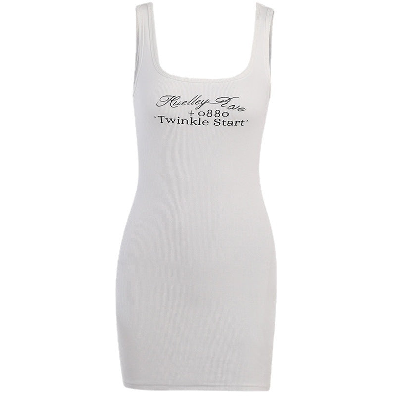 Aiertu - Sleeveless Ribbed Bodycon Mini Dress Aiertu