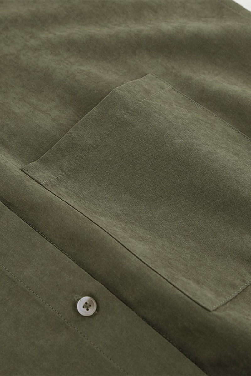 Aiertu  -Casual Buttons Turndown Collar Blouses aiertu